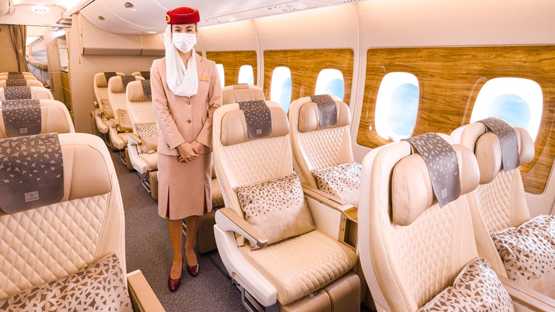 Premium Economy cabin in an Emirates flight cabin. (File photo)