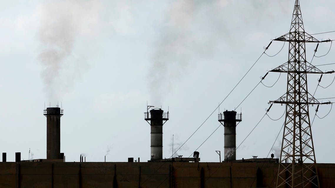 Smoke rises from an electricity power station in Jayeh area, south of Beirut. (File photo: Reuters)