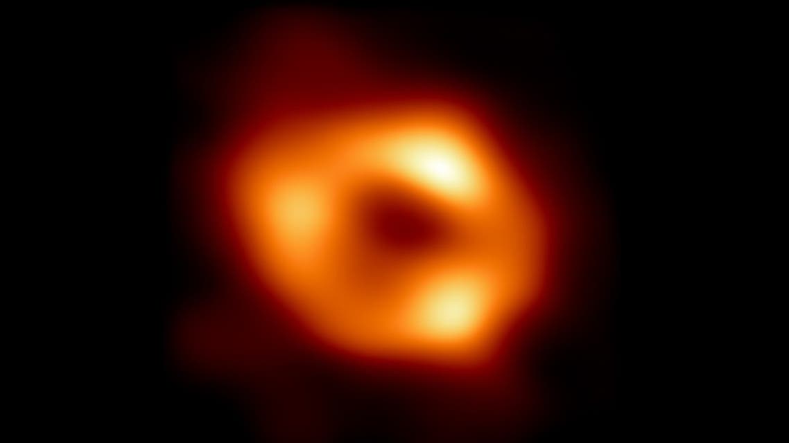 First image of Sagittarius A*, the black hole at the center of Milky Way galaxy. (Courtesy: EHT Collaboration)