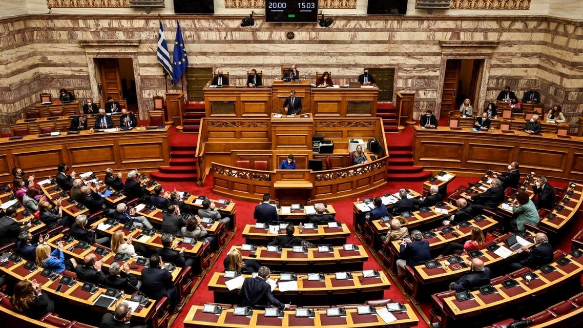 البرلمان اليوناني (أ ف ب)