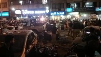 کراچی کے علاقے صدر میں بم دھماکا، ایک شخص ہلاک ، آٹھ زخمی 
