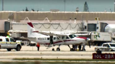A single engine Cessna on the tarmac at Palm Beach International Airport, Florida, US, on May 10, 2022. (Reuters)