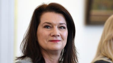 وزيرة الخارجية السويدية آن ليندي  (أ ف ب)