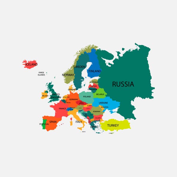 خريطة أوروبا (iStock)