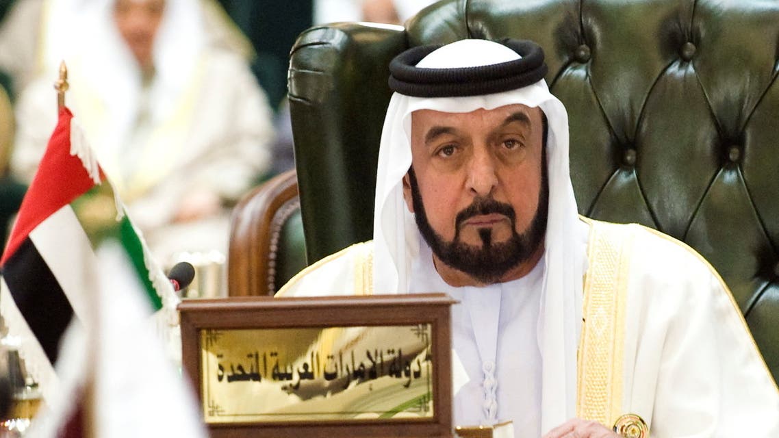 Late United Arab Emirates President Sheikh Khalifa bin Zayed al-Nahyan listens to closing remarks during the closing ceremony of the Gulf Cooperation Council (GCC) summit in Kuwait's Bayan Palace December 15, 2009. (File photo: Reuters)