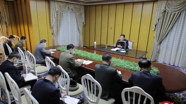 North Korean leader Kim Jong Un visits the State Emergency Epidemic Prevention Headquarters, as North Korea reports its first outbreak of the coronavirus disease (COVID-19), in Pyongyang, North Korea, May 12, 2022. (Reuters)