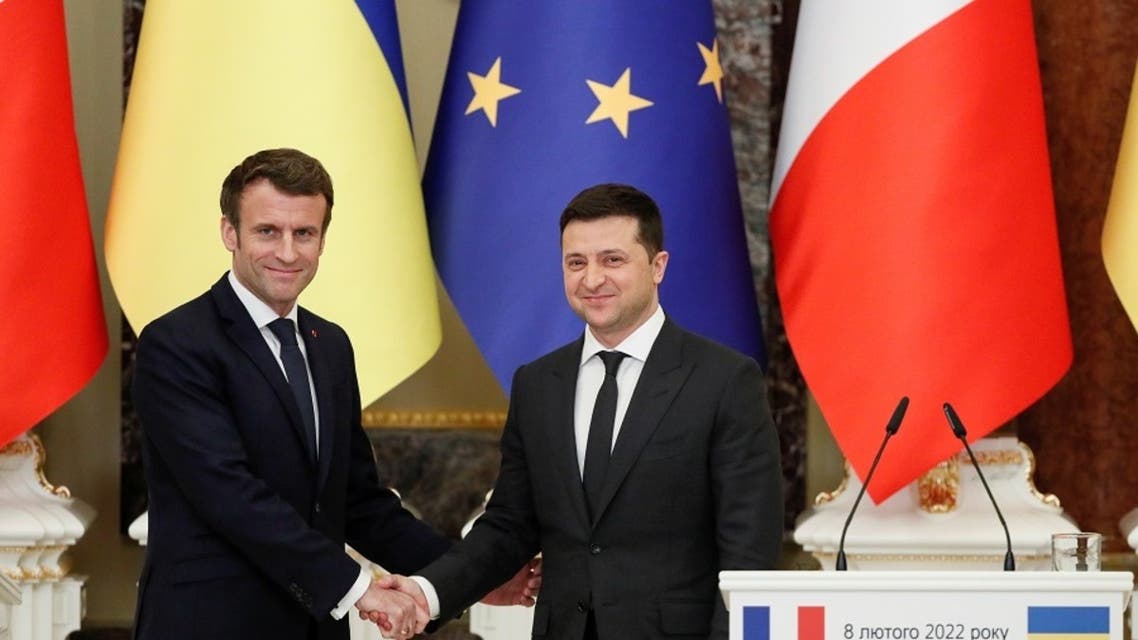 French and Ukrainian president الرئيس الأوكراني والفرنسي - رويترز