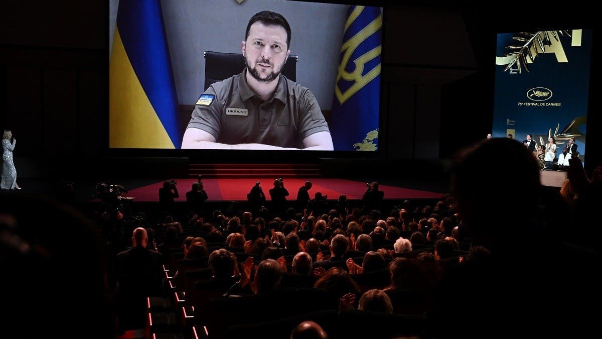 Ukraine President Zelenskyy addresses Cannes Film Festival