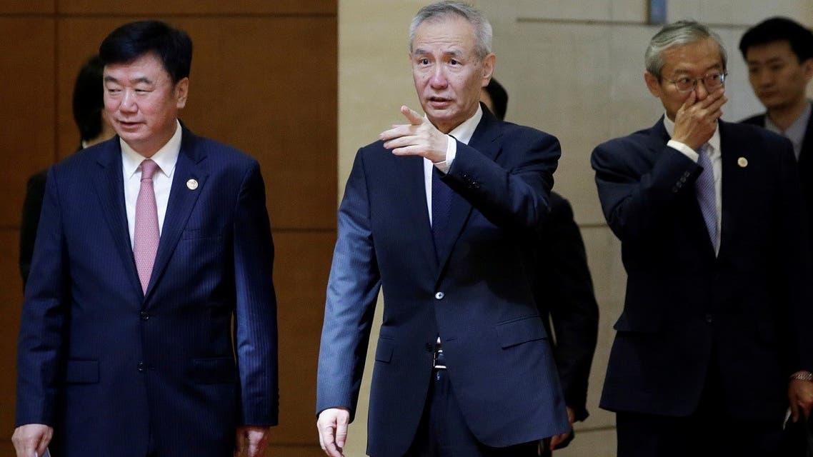 Chinese Vice Premier Liu He (C) arrives for the EU-China High-level Economic Dialogue at Diaoyutai State Guesthouse in Beijing, China. (File photo: Reuters)