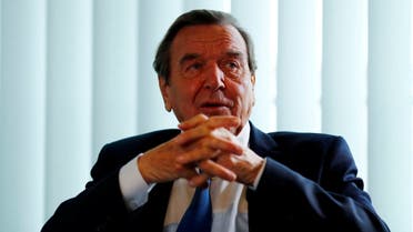 Former German Chancellor Gerhard Schroeder is pictured during an interview with Reuters in his office in Berlin, Germany. (File photo: Reuters)