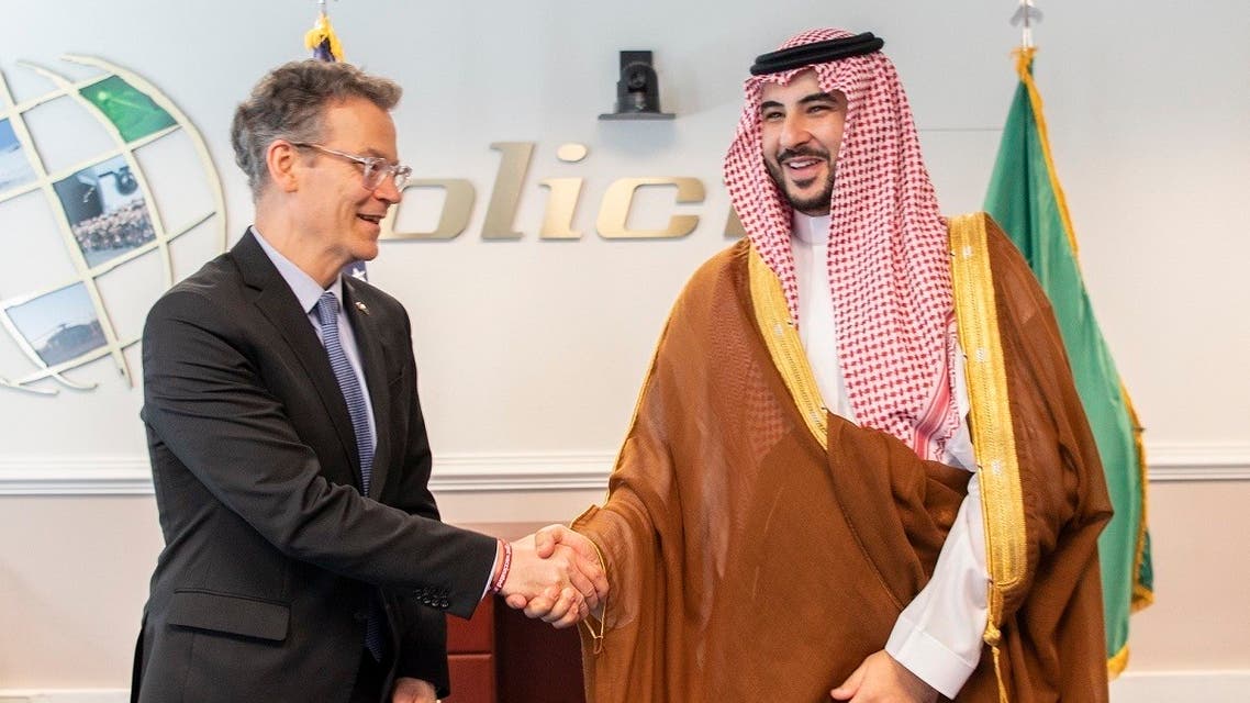 Under Secretary of Defense for Policy Colin Kahl led the US delegation, while Deputy Minister of Defense Prince Khalid Bin Salman led the Saudi delegation. (Twitter/kbsalsaud)