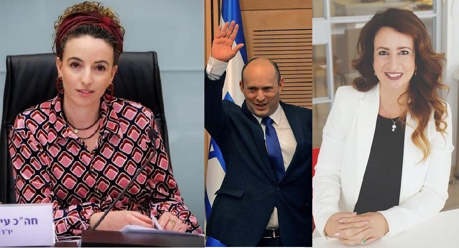 Two women threaten Bennett and his government, Ghida Rinawi Zoabi and Idit Silman