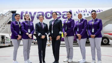 Saudi Arabia's first domestic flight with full female staff