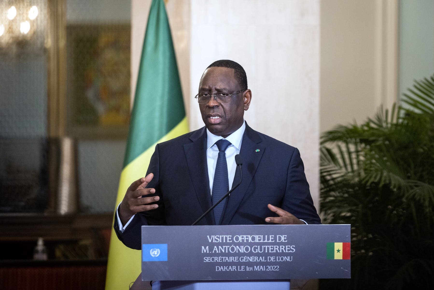 الرئيس السنغالي (أ ف ب)