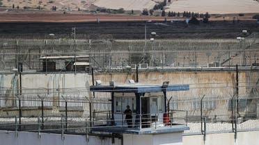 A guard stands at a watch tower in Gilboa prison after six Palestinian militants broke out of it in north Israel. (File photo: Reuters)
