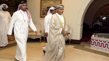 Mohammed bin Hamad Al-Rumhi, Oman’s Minister of Oil and Gas, arrives to a meeting between OPEC and non-OPEC oil producers, in Doha, Qatar. (File photo: Reuters)