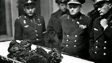 صورة لبقايا جثة كوماروف المتفحمة