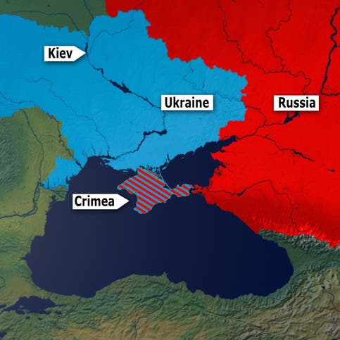 كييف: روسيا تواصل سعيها لإنشاء ممر بري بينها وبين القرم