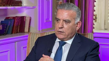 Lebanon's General Security Abbas Ibrahim speaks to Al Arabiya during an interview in Washington, May 24, 2022. (Al Arabiya)