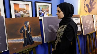 Gaza war survivor commemorates family victims of Israeli airstrike in paintings