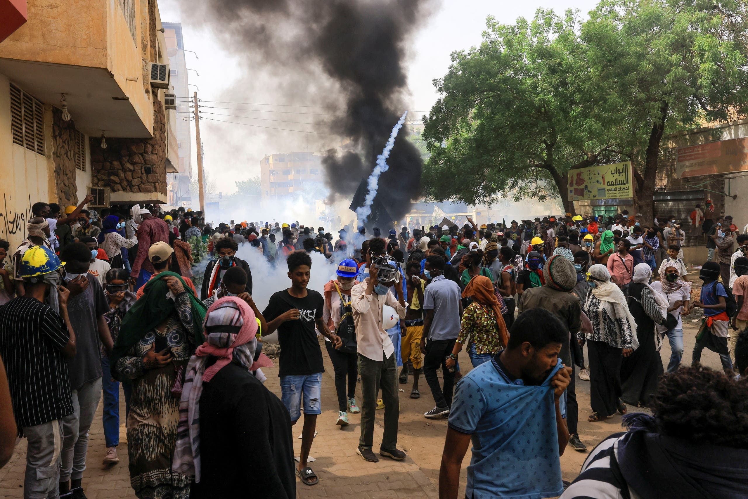 Previous protests in Khartoum last May (archive)
