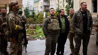 Ukraine’s Zelenskyy visits frontlines of  Kharkiv region in first visit outside Kyiv 