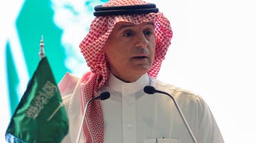 Saudi Arabia's Minister of State for Foreign Affairs Adel al-Jubeir speaks during a joint news conference with U.S. Special Representative for Iran Brian Hook, in Riyadh, Saudi Arabia June 29, 2020. (Reuters)