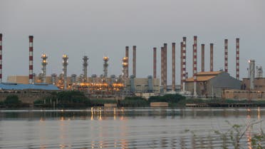 FILE PHOTO: A general view of Abadan oil refinery in southwest Iran, is pictured from Iraqi side of Shatt al-Arab in Al-Faw south of Basra, Iraq September 21, 2019. REUTERS/Essam Al-Sudani/File Photo