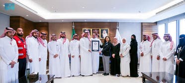 Saudi Red Crescent’s ‘Saving a Soul’ campaign receives Guinness World Record. (SPA)