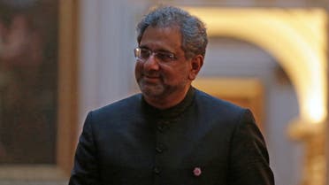 Pakistan's Prime Minister Shahid Khaqan Abbasi arrives to attend The Queen's Dinner during The Commonwealth Heads of Government Meeting (CHOGM), at Buckingham Palace in London on April 19, 2018. (File photo: Reuters)