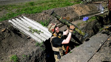 A Ukrainian serviceman is seen at his new position retaken by the Ukrainian forces, amid Russia's attack on Ukraine, in Donetsk region, Ukraine May 31, 2022. Picture taken May 31, 2022. REUTERS/Dmytro Smolyenko