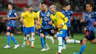 نيمار يسجل في فوز البرازيل على اليابان ويقترب من بيليه
