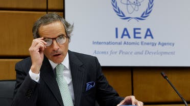 International Atomic Energy Agency (IAEA) Director-General Rafael Grossi attends an IAEA board of governors meeting in Vienna, Austria, June 6, 2022. (Reuters)