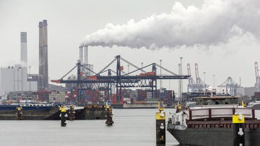 A container terminal is seen in the port of Rotterdam, the Netherlands, March 21, 2016. (File photo: Reuters)
