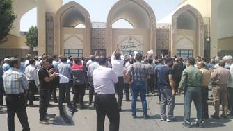 شعار «مرگ بر رئیسی» در دومین روز تجمعات بازنشستگان