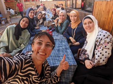 A Manara community meeting in Palestine. (Supplied)