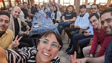 A Manara community meeting in Palestine. (Supplied)