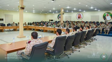 Saudi Arabian and French armed forces training together as part of Santol 2. (Ministry of Defense)
