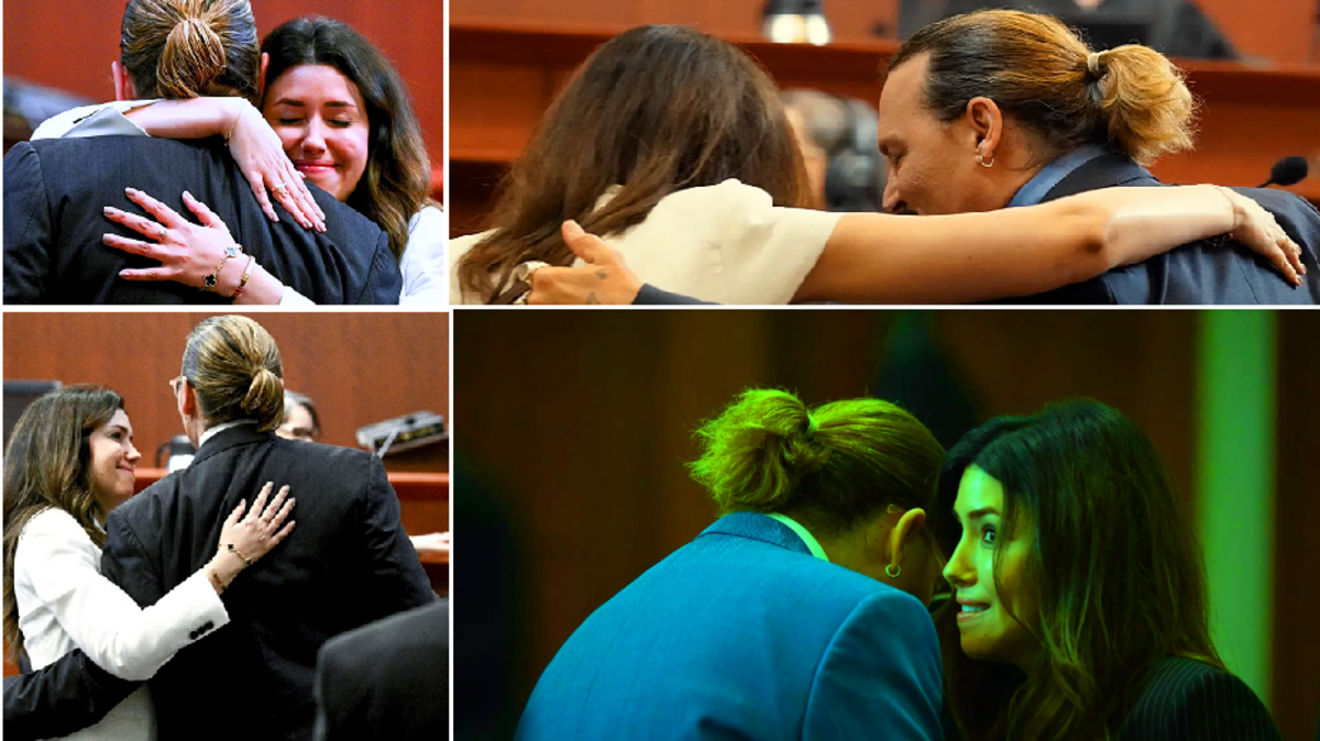 صور ولقطات فيديو عن ارتباط جوني ديب ومحاميته بعلاقة عاطفية