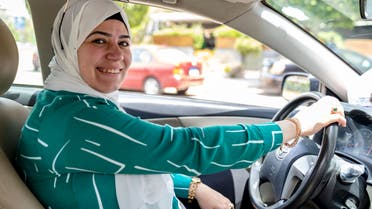 The widowed mother of three Shima Fikry began an uncommon service in Egypt's rural city of Sharkia, offering women-only car-hailing and trip-organizing services for women in need of day trips from life pressures. (Photo: Toka Omar) 