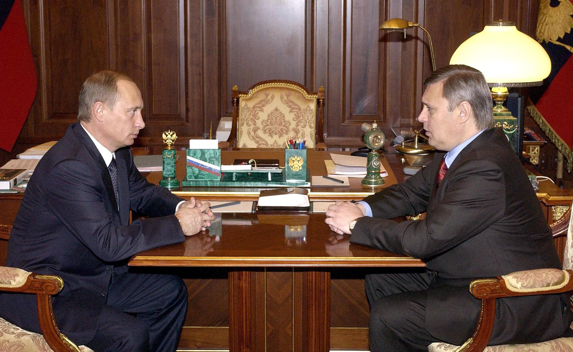 كاسيانوف مع بوتين في 2004