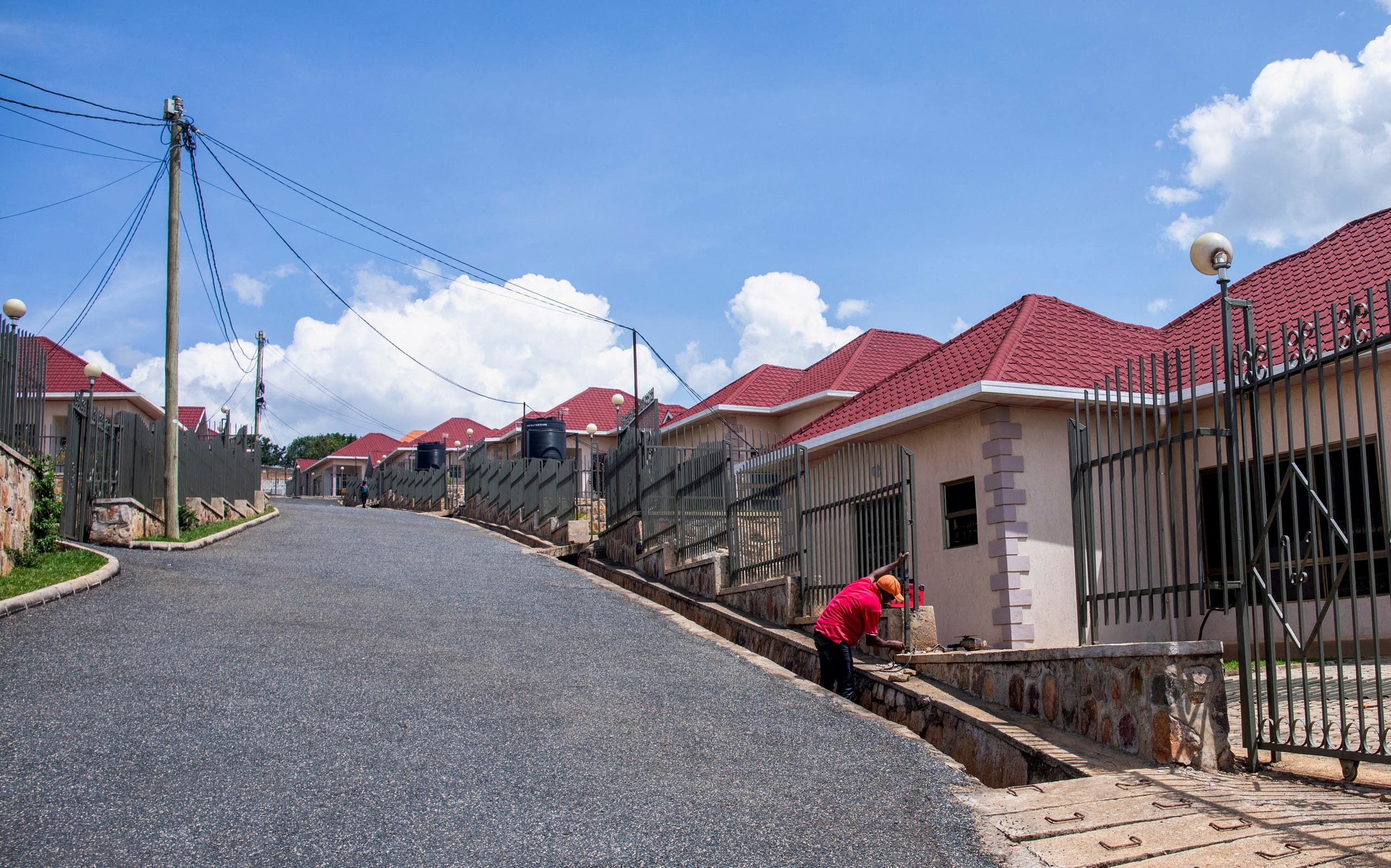 المنازل التي جهزتها رواندا في العاصمة كيغالي لاستقبال المرحلين