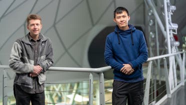 Lead researcher Dr Christopher Onken (L) and PhD researcher Samuel Lai. (Supplied: ANU)