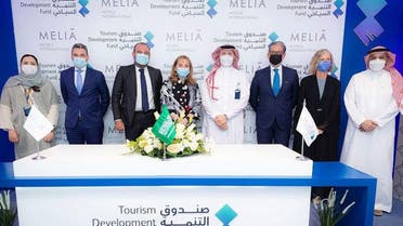 Saudi Arabia’s Tourism Development Fund (TDF) and Melia Hotels International signed an agreement to develop high-end tourism destinations in the Kingdom worth $266.5 million. (SPA)