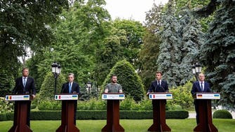 EU leaders in Kyiv back immediate EU candidate status to Ukraine: Macron 