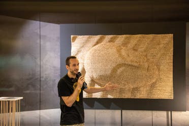 The Sleeping Muse collaborative artwork, launched on 15 June 2022 in Index Mall, Dubai, United Arab Emirates. (Supplied)
