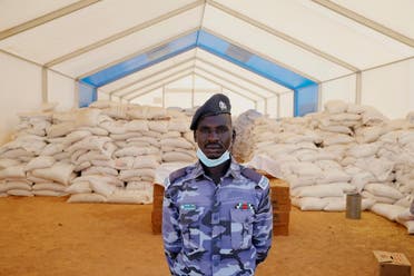 مستودع لبرنامج الأغذية العالمي في السودان