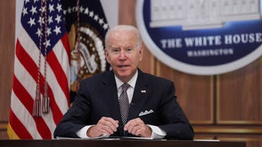 U.S. President Joe Biden speaks as he hosts the Major Economies Forum on Energy and Climate Change (MEF) in the South Court Auditorium at the White House Complex in Washington, U.S., June 17, 2022. (Reuters)