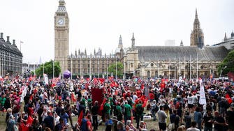 Big crowds take to London streets to protest soaring costs