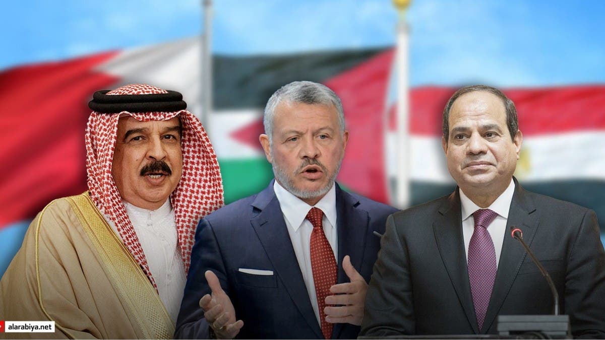ترحيب بقمة الرياض.. السيسي يستقبل ملكي الأردن والبحرين